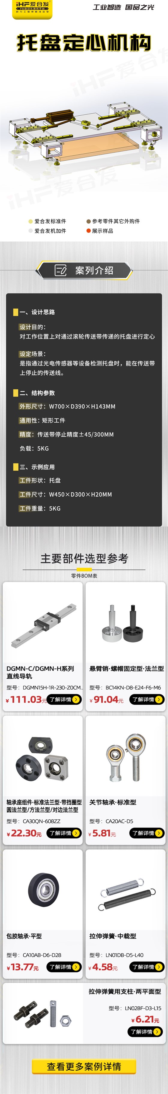 愛合發(fā)：案例介紹，托盤定心機(jī)構(gòu)！